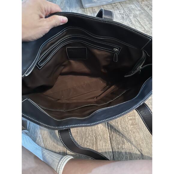 Vintage Coach Classic Hamptons Brown
Leather Business Travel Shoulder Bag 7790 - Picture 6 of 14